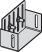 Alca / AlcaDRAIN / AlcaPLAST ADZ-P001 8595580548117	Drén folyóka véglezáró elem 75 mm, rozsdamentes acél