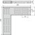 Alca / AlcaDRAIN / AlcaPLAST ADZ-R101R 8595580555023	Sarok drén folyóka rács 75 mm, horganyzott acél