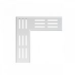  Alca / AlcaDRAIN / AlcaPLAST ADZ-R102R 8595580555030	Sarok drén folyóka rács 75 mm, horganyzott acél