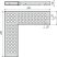 Alca / AlcaDRAIN / AlcaPLAST ADZ-R103R 8595580555047	Sarok drén folyóka rács 75 mm, horganyzott acél