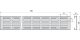 Alca / AlcaDRAIN / AlcaPLAST ADZ-R121 8595580548025	Drén folyóka rács 100 mm, horganyzott acél