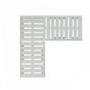   Alca / AlcaDRAIN / AlcaPLAST ADZ-R122R 8595580554972	Sarok drén folyóka rács 100 mm, horganyzott acél