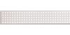   Alca / AlcaDRAIN / AlcaPLAST ADZ-R123 8595580548049	Drén folyóka rács 100 mm, horganyzott acél