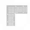   Alca / AlcaDRAIN / AlcaPLAST ADZ-R123R 8595580554989	Sarok drén folyóka rács 100 mm, horganyzott acél