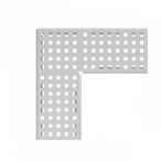   Alca / AlcaDRAIN / AlcaPLAST ADZ-R123R 8595580554989	Sarok drén folyóka rács 100 mm, horganyzott acél