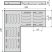 Alca / AlcaDRAIN / AlcaPLAST ADZ-R321R 8595580554996	Sarok drén folyóka rács 100 mm, rozsdamentes acél