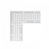   Alca / AlcaDRAIN / AlcaPLAST ADZ-R323R 8595580555016	Sarok drén folyóka rács 100 mm, rozsdamentes acél