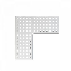 Alca / AlcaDRAIN / AlcaPLAST ADZ-R323R 8595580555016	Sarok drén folyóka rács 100 mm, rozsdamentes acél