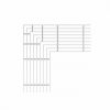   Alca / AlcaDRAIN / AlcaPLAST ADZ-R324R 8595580555474	Sarok drén folyóka rács 100 mm, rozsdamentes acél