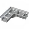   Alca / AlcaDRAIN / AlcaPLAST ADZ302VR 8595580554811	Sarok drén folyóka 100 mm állítható, rozsdamentes acél