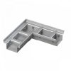   Alca / AlcaDRAIN / AlcaPLAST ADZ332VR 8595580561499	Sarok drén folyóka 100 mm állítható, rozsdamentes acél