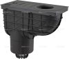   Alca / AlcaDRAIN / AlcaPLAST AGV2 Univerzális szennyvíz felfogó 300 × 155/125 közvetlen fekete, 8594045939422