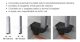 Alca / AlcaDRAIN / AlcaPLAST AGV911S Univerzális ereszcsatorna betét – szürke, kültéri, 8595580522995