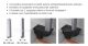Alca / AlcaDRAIN / AlcaPLAST AGV911 Univerzális ereszcsatorna betét – fekete, kültéri, 8595580522919