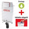   AlcaPLAST AM100/1000E (A100/1000E) ALCAMODUL falba építhető / beépíthető / falsík alatti / befalazható WC tartály tégla falhoz, fali WC-hez – ECOLOGY / víztakarékos + ajándék WC tabletta adagoló