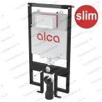   Alca / AlcaDRAIN / AlcaPLAST AM1101/1200 Sádromodul Slim -  falba építhető / beépíthető WC tartály / falsík előtti szerelési rendszer száraz szereléshez, gipszkartonba és Slimbox-ba