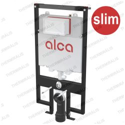 Alca / AlcaDRAIN / AlcaPLAST AM1101/1200 Sádromodul Slim -  falba építhető / beépíthető WC tartály / falsík előtti szerelési rendszer száraz szereléshez, gipszkartonba és Slimbox-ba