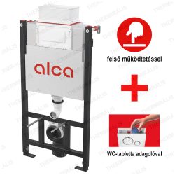 Alca / AlcaDRAIN / AlcaPLAST AM118/1000 Felülről vagy elölről működtethető falsík alatti szerelési rendszer száraz szereléshez (gipszkarton), WC-tabletta adagolóval