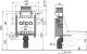 Alca / AlcaDRAIN / AlcaPLAST AM119-850 RENOVMODUL Felülről vagy elölről működtethető falsík alatti szerelési rendszer befalazáshoz / AM119/850