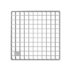   Fedrács 200×200 pontlefolyóhoz, AISI 316L rozsdamentes acél, APR-R22-200-200