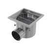   Ipari rozsdamentes pontlefolyó 200×200, AISI 316L, ALC-APR4-1121
