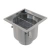  Ipari rozsdamentes pontlefolyó 300×300, AISI 316L, ALC-APR5-2121