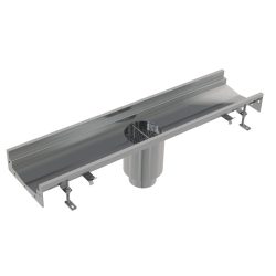 Ipari rozsdamentes rácsos lefolyó folyamatos, 250×250-210, AISI 304, AISI 304, APR6-2211-210