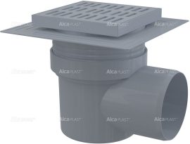 Alca / AlcaDRAIN / AlcaPLAST APV10 műanyag oldalsó kifolyású padlólefolyó, 8594045937237