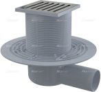   Alca / AlcaDRAIN / AlcaPLAST APV103 oldalsó kifolyású rozsdamentes padlólefolyó, 8594045930436