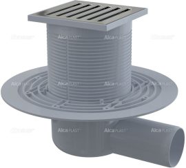 Alca / AlcaDRAIN / AlcaPLAST APV103 oldalsó kifolyású rozsdamentes padlólefolyó, 8594045930436
