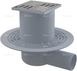 Alca / AlcaDRAIN / AlcaPLAST APV1311 alsó kifolyású rozsdamentes padlólefolyó, 8595580518455