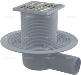 Alca / AlcaDRAIN / AlcaPLAST APV1321 oldalsó kifolyású rozsdamentes padlólefolyó, 8595580518462