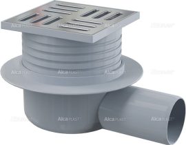 Alca / AlcaDRAIN / AlcaPLAST APV26 oldalsó kifolyású rozsdamentes padlólefolyó, 8595580503765