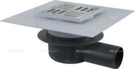 Alca / AlcaDRAIN / AlcaPLAST APV26C oldalsó kifolyású rozsdamentes padlólefolyó, 8595580507008