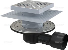 Alca / AlcaDRAIN / AlcaPLAST APV3444 oldalsó kifolyású rozsdamentes padlólefolyó, 8595580518523