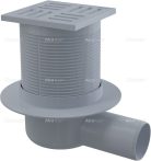   Alca / AlcaDRAIN / AlcaPLAST APV5111 műanyag oldalsó kifolyású padlólefolyó, 8595580507060