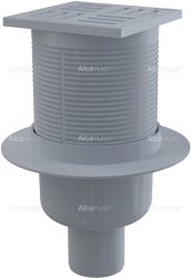 Alca / AlcaDRAIN / AlcaPLAST APV6111 műanyag alsó kifolyású padlólefolyó, 8595580507084
