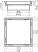 Rácsmagasító elem + Kétoldalú rács 130×130, rozsdamentes acél, APV240