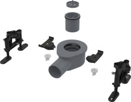 Alca / AlcaDRAIN / AlcaPLAST APZ-S9 Alacsony szifon DN50 és készlet állítható lábakkal , APZ-S9 8595580551605