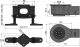 Alca / AlcaDRAIN / AlcaPLAST APZ-S9 Alacsony szifon DN50 és készlet állítható lábakkal , APZ-S9 8595580551605