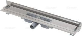 Alca / AlcaDRAIN / AlcaPLAST  APZ104-950 Flexible low / Alacsony zuhanyfolyóka / perforált rács behelyezésére szolgáló széllel / falhoz állítható peremmel
