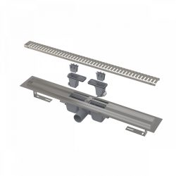 Alca / AlcaDRAIN / AlcaPLAST APZ1SMART-LINE Zuhanyfolyóka peremmel perforált rácsokhoz  APZ1SMART-LINE-550  8595580567958