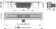 Alca / AlcaDRAIN / AlcaPLAST APZ1SMART-LINE Zuhanyfolyóka peremmel perforált rácsokhoz  APZ1SMART-LINE-550  8595580567958