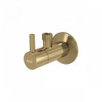   Alca / AlcaDRAIN / AlcaPLAST  ARV001-G-B Sarokszelep szűrővel 1/2"×3/8", GOLD-szálcsiszolt matt / GOLD-szálcsiszolt matt,  ARV001-G-B 8595580571757