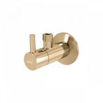   Alca / AlcaDRAIN / AlcaPLAST ARV001-G-P Sarokszelep szűrővel 1/2"×3/8", GOLD-fényes / GOLD-fényes,  ARV001-G-P 8595580571740