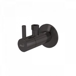 Alca / AlcaDRAIN / AlcaPLAST ARV001-GM-P Sarokszelep szűrővel 1/2"×3/8", GUN METAL-fényes / GUN-METAL-fényes,   ARV001-GM-P 8595580571764