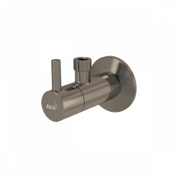 Alca / AlcaDRAIN / AlcaPLAST  ARV001-N-P Sarokszelep szűrővel 1/2"×3/8", NICKEL-fényes / Nickel-fényes,  ARV001-N-P 8595580571726