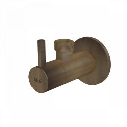 Alca / AlcaDRAIN / AlcaPLAST ARV003-ANTIC Sarokszelep szűrővel 1/2"×1/2", bronz-antic / bronz-antic,  ARV003-ANTIC 8595580566449