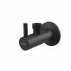   Alca / AlcaDRAIN / AlcaPLAST  ARV003-BLACK Sarokszelep szűrővel 1/2"×1/2", fekete-matt / fekete-matt,  ARV003-BLACK 8595580566456