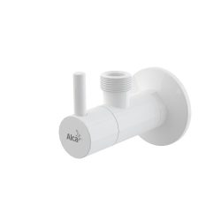 Alca / AlcaDRAIN / AlcaPLAST ARV003B Sarokszelep szűrővel 1/2"×1/2"/ kerek / fehér / 8595580567200